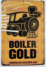 Purdue Boilermakers - People’s Brewing Metal Sign - Boiler Gold - Golden Ale
