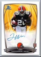 2014 Bowman Chrome Rookie Autographs Refractors  Terrance West RCRA-TW