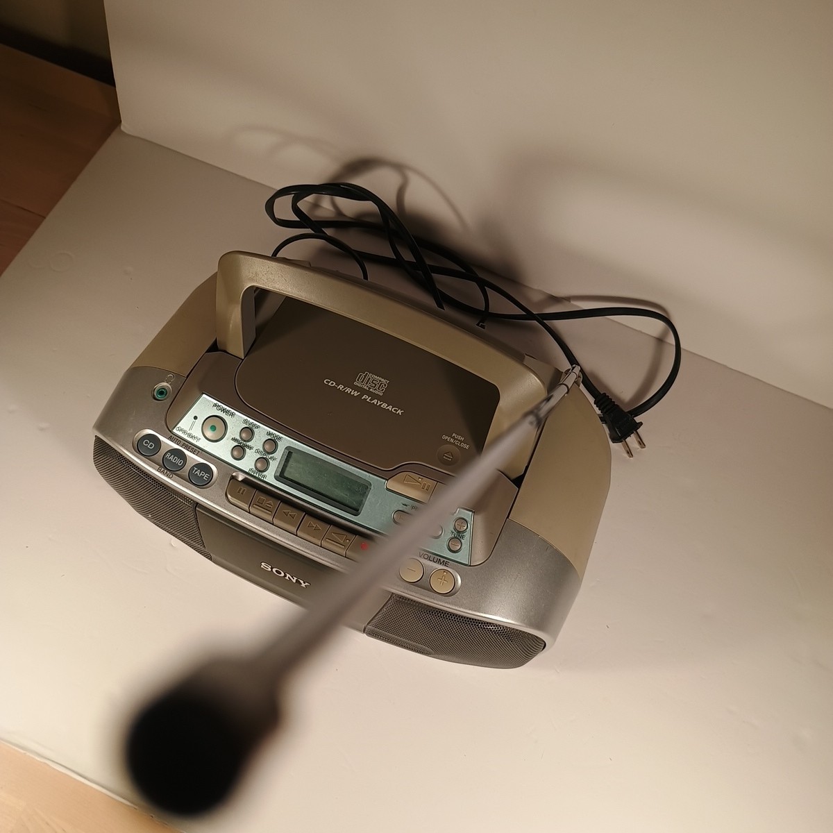 Sony CFD-S01 CD/Radio/Cassette Boombox W Power Cord Vtg Tested Read Description