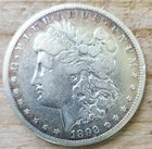 1892 CC Morgan Silver Dollar