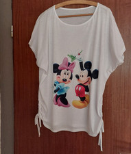 Disney Damen T-Shirt Gr.46 Kurzarm Rundhals W...