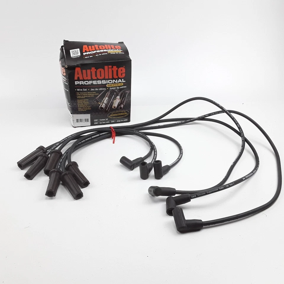 Spark Plug Wire Set Fits Buick Century Skylark Oldsmobile Cutlass Achieva 1993 - Image 2 of 4