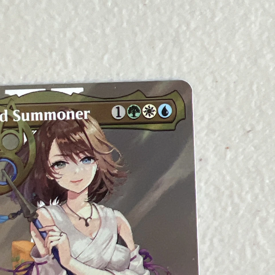 Yuna, Grand Summoner (Borderless) (Surge Foil) M Commander: FINAL FANTASY 216 NM - Image 4 of 4