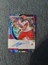2020 Panini Prizm Draft Picks Leki Fotu Camo Prizm Auto /25 Utah Utes RC #222