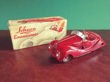 1950's US Zone Schuco 4001 Examico Tin Wind-up BMW 328 Tinplate w/ Or. Box