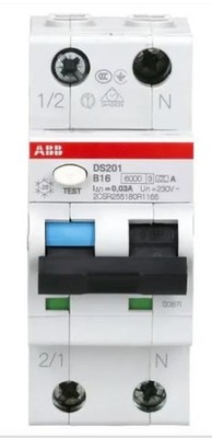 ABB FI/LS-Schalter DS201-B16/0,03 16A 2CSR255180R1165 Typ DS201-B16