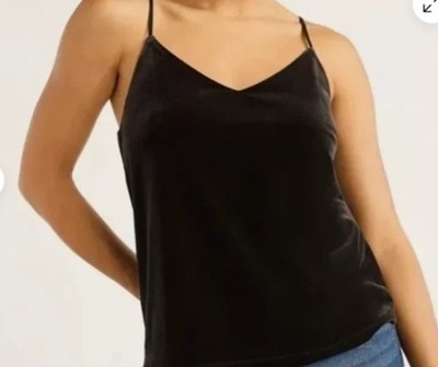 Sofia Jeans Women's Velvet Tank Top Cami Black Size XXL (20) Nwt