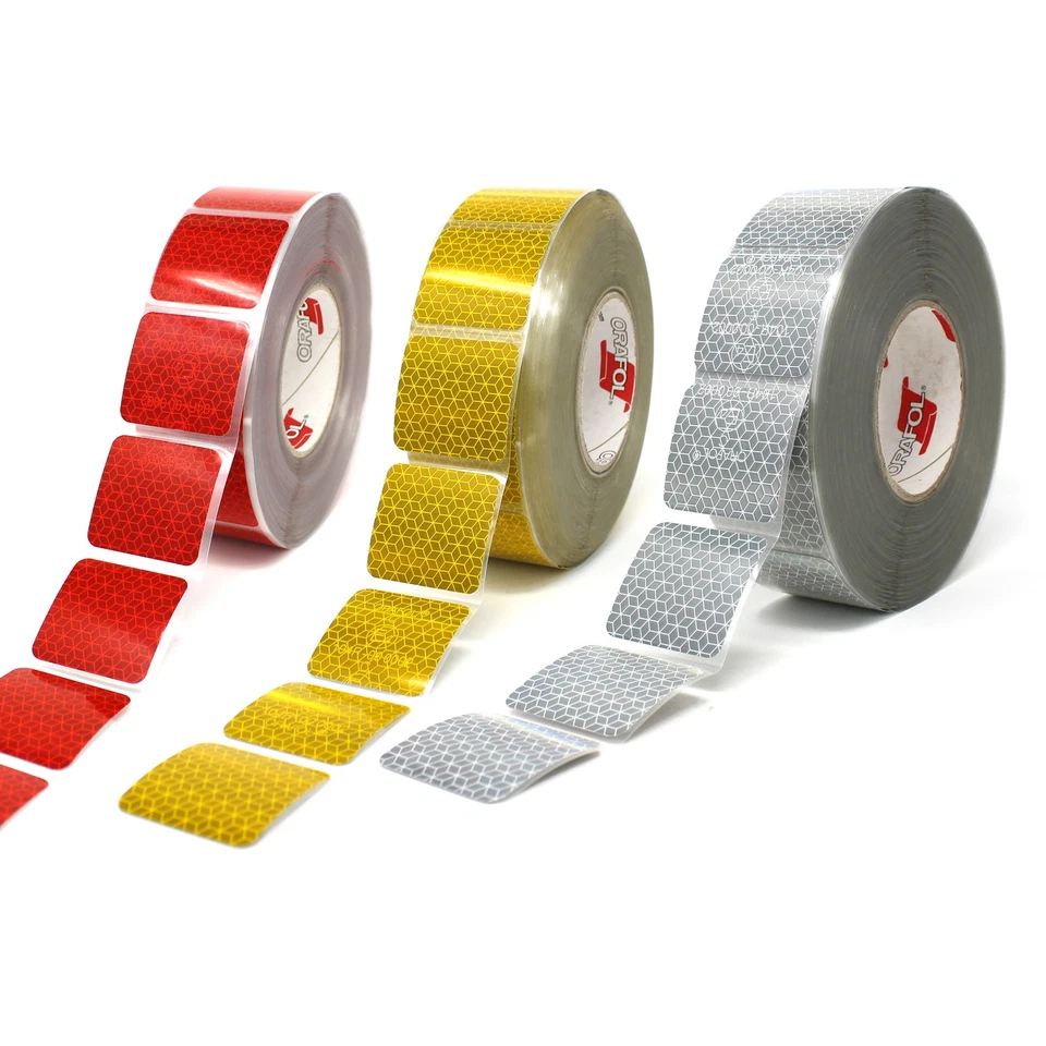 ORAFOL Oralite VC 104+ Segmented Curtain Grade Konturmarkierung 50mm Breite Reflexband