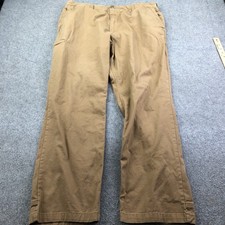 Duluth Trading Co Pants Mens 40x32 Beige Flex Ballroom Khakis Stretch Workwear