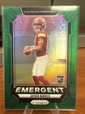 2024 Panini Prizm - Emergent Jayden Daniels #2 Green Prizm (RC)