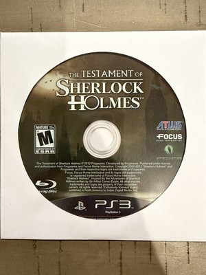 Testament of Sherlock Holmes; Loose (Sony PlayStation 3, 2012)
