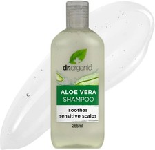 Dr Organic Aloe Vera Shampoo For All Hair Types Soothe & Restore 265ml