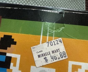 Matte Sticker Seal CANADA Baseball Nintendo NES Original Black Box Test Market