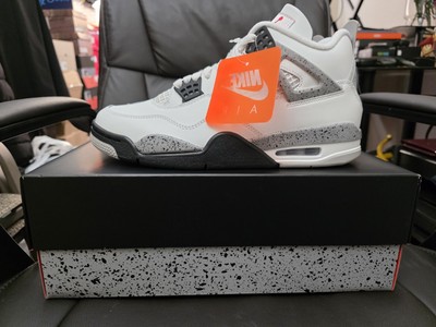 Nike Air Jordan 4 Retro White Cement 2025 Men's Size 9