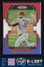 2022 Panini Prizm Zack Wheeler Red/White/Blue Prizm #222