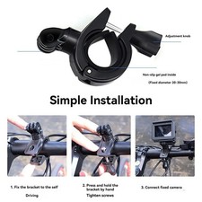 Bike Mount for DJI Osmo Action6 Adjustable Angle Handlebar Bracket Camera Fixing
