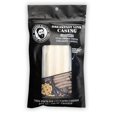 Bearded Butchers Edible 21mm Collagen Breakfast Sasuage Casings, 3 Pack – Perf
