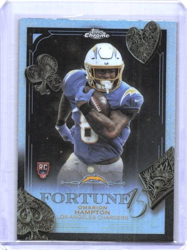 2025 Topps Chrome Omarion Hampton Yellow Refractor (RAW)