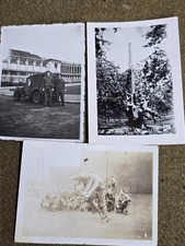 WWII Era Soldier Photos Set of 3