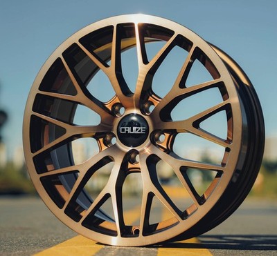 17 Zoll Bronze LRT Alufelgen passend für Mercedes City Dualiner Vauxhall Grandland 5x108