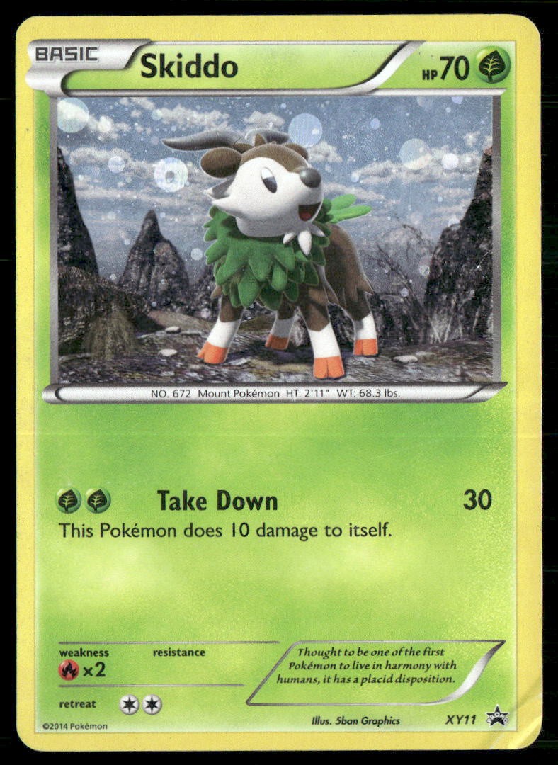 Skiddo XY11 Holo Promo XY Promo Pokemon