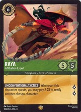 Raya - Infiltration Expert Legendary Reign of Jafar 100/204 NM