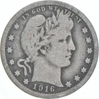 1916 Barber Quarter Average Circ