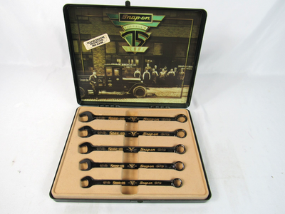 #ad Snap On 75th Anniversary Limited Collectors 5 Piece Wrench Set $159.94