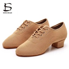 Women Latin Dance Shoes Salsa Jazz High Heels Girls Ballroom Shoe Dance Sneakers