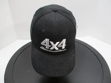 Open Road Mens Hat 4x4 Black Silver Slide Buckle Twill Baseball Cap Embroidery