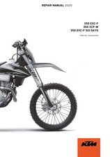 KTM Service Workshop Shop Repair Manual Book 2020 350 EXC‑F SIX DAYS BR