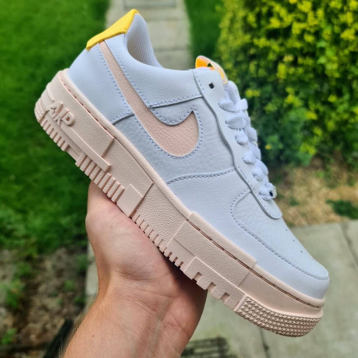 air force pixel orange