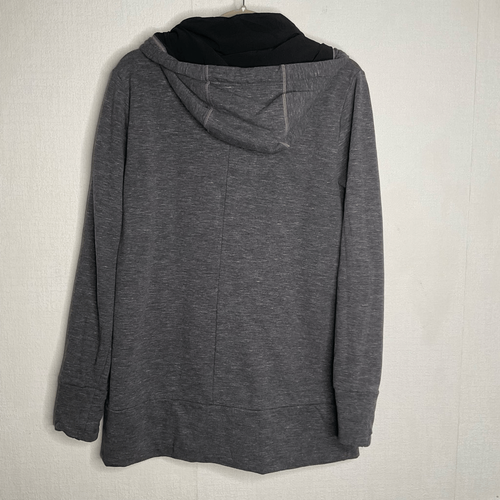 Athleta Full Zip Jacket Women’s M Grey Victory Long Hoodie Sweatshirt Primaloft - Picture 6 of 9
