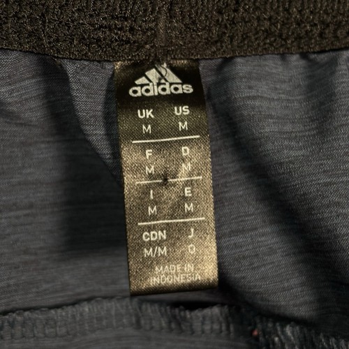 Adidas Men Shorts Activewear Drawstring Aeroready 9” Inseam Size M Heather Blue - Picture 8 of 12