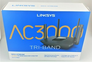 Linksys Ac3000 Tri Band Mesh Wifi 5 Router Mr9000 Black In Box Excellent Shape Ebay