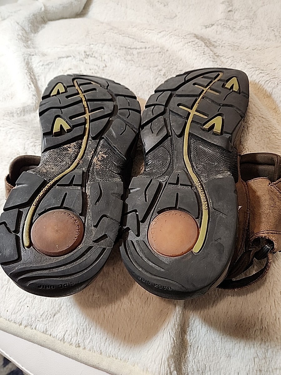 Mephisto Sandals Mens 13 M Leather Alligator Brown Climasole  display picture 2