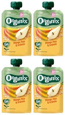 4 ORGANIX Bio Mango Pear Granola Puree Dessert from 6 Months 100g 3.5oz