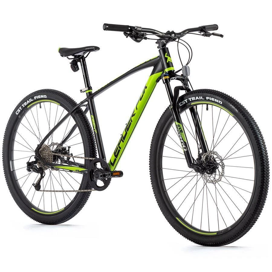 29 Zoll Leader Fox Esent 8 Gang Mountain Bike Fahrrad Schwarz Grün Rh 41cm 2023 - Bild 1 von 1