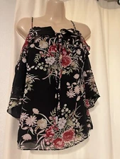 Soho New York & Company Women's  Floral Blouse Top Size S