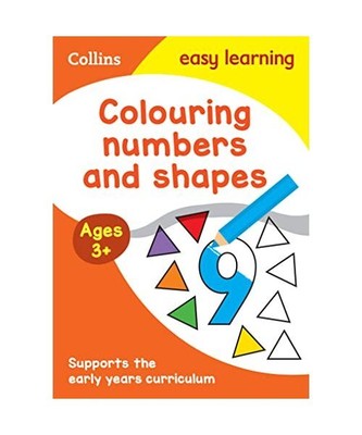 Collins Easy Learning Preschool - Colouring Numbers and Shapes Early Years Age 3