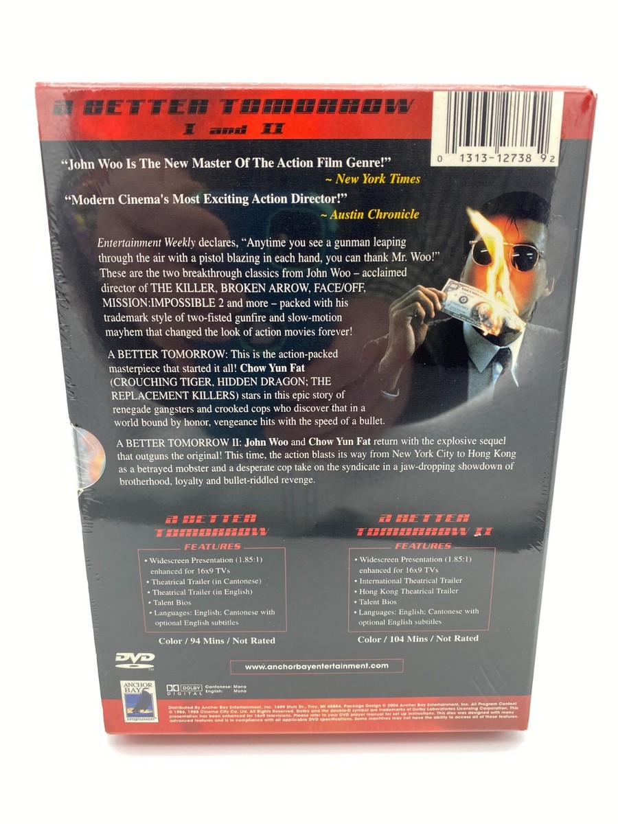 A Better Tomorrow 1 2 (DVD, 2004, 2-Disc Set) 13131273892| eBay