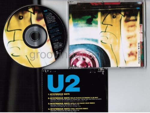U2 Mysterious Ways JAPAN 5" 5-track MAXI CD PSCD-1188 P/S torn No OBI Free S&H - Picture 1 of 5