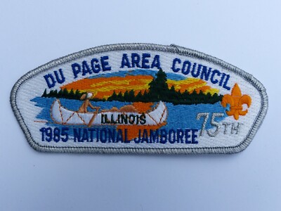 Unused Du Page Area Council Illinois 1985 Natl. Jamboree Boy Scout BSA JSP Patch