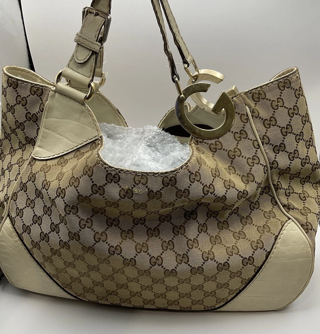 Sac à bandoulière en toile Gucci Charlotte GG