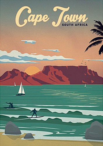 Vintage Travel Retro Posters A4 A3 A5 HD Prints Art Tourism Holiday Decor Cities - Picture 12 of 28