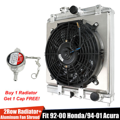 EK Civic Integra Half Size Radiator Auto Dynasty Aluminum Radiator ...