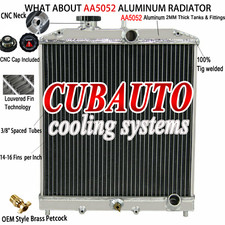 3 Row Radiator For 92-00 95 Honda Civic Eg Ek Del Sol Integra D15 D16 B16 B18