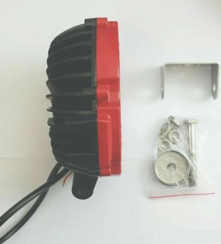 4x 63w 21 Led Lampada Lavoro 12/24v Proiettore IP67 Fuoristrada Tetto Bull Bar - Immagine 4 di 4