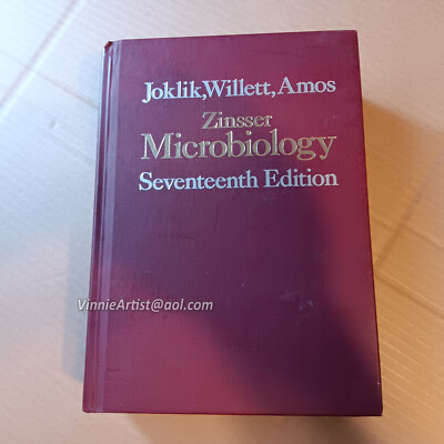 Microbiology Joklik, Hilda P. Willett, D. Bernard Amos and Hans Zinsser Book