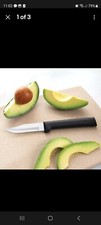 RADA CUTLERY W202 PEELING PARING KNIFE BLACK HANDLE MADE IN USA
